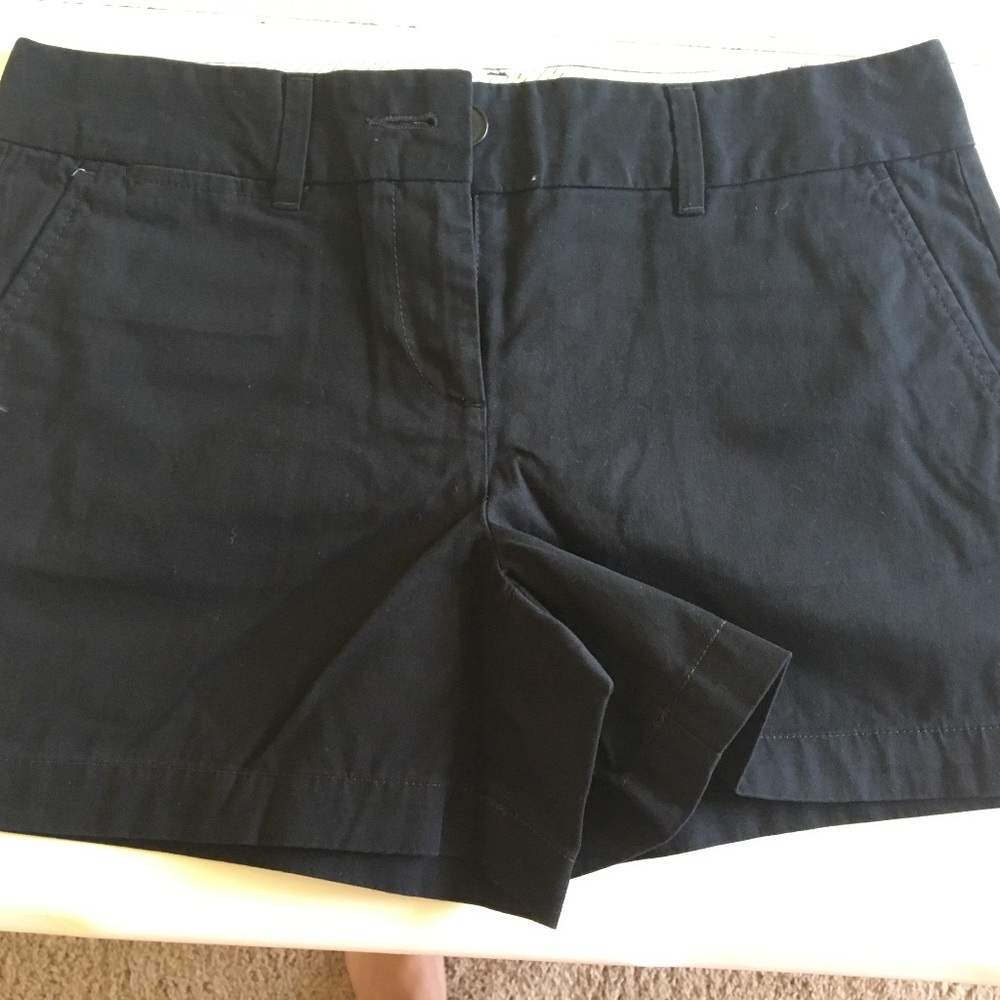 LOFT Black Khaki Shorts